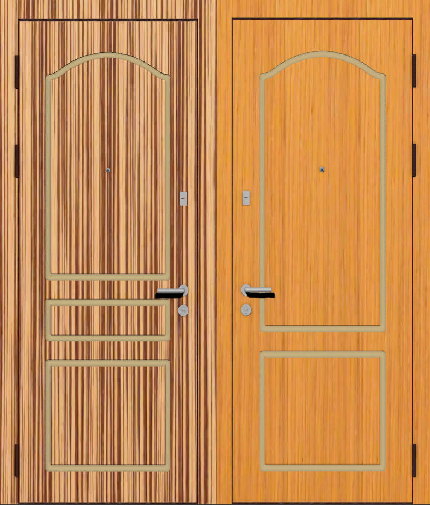 Входная дверь мдф шпон для коттеджа и загородного дома